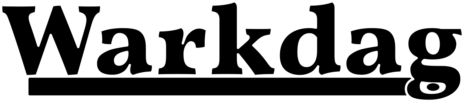The logo shows the company's name "Warkdag".